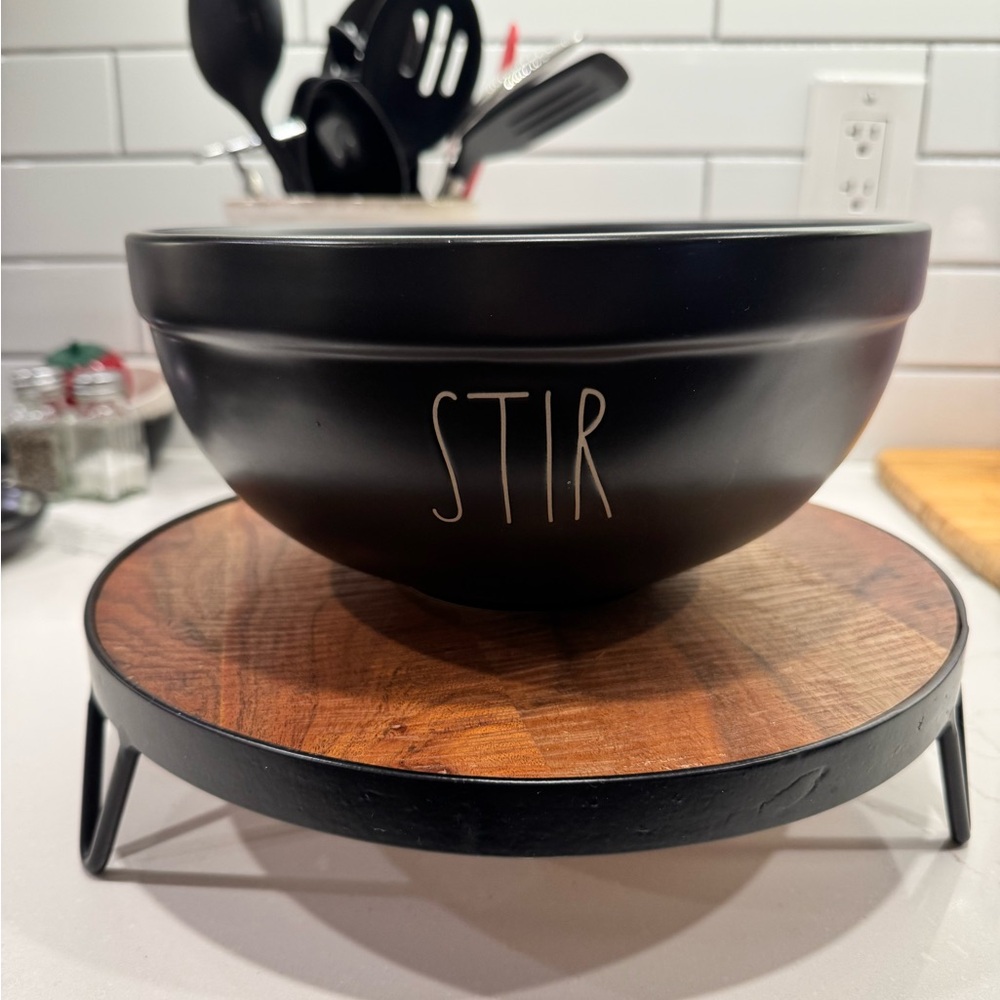 Rae Dunn Black Stir Bowl